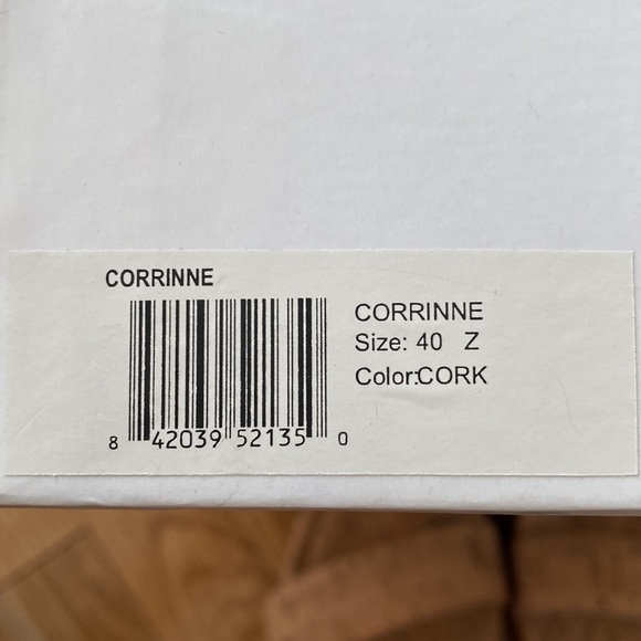 Matiko Corrinne Cork Platform Wedge Like New in Box Size 40EU - Picture 6 of 6